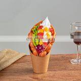 Simulation Eggettes Puff Ice Cream Hongkong Egg Waffle Bubble Waffles Sample Window Display Fake Food Props Model thumbnail-2
