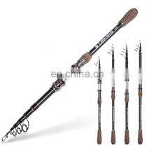 1.8M Travel Carbon Fishing Rod Super Strong Fishing Rod Telescopic Fishing Rod Carbon Fiber Rotating Bait Fishing Rod thumbnail-1
