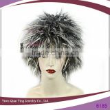 cheap mixed grey synthetic carnival party wigs