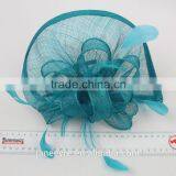Wholesale Fashionable Hair Accessories Sinamay Fascinator With Feather thumbnail-3