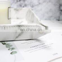 Leather Tray Desktop Jewelry PU Leather Tray Foldable Leather Tray thumbnail-4