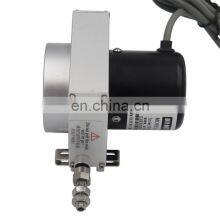 0-5000mm Range String Pot Encoder 0-5kohm 0-10kohm Output Signal Draw Wire Sensor