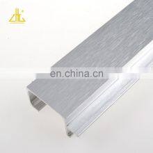 Anodized Glass Display Extruded Frame With Aluminium Kitchen Cabinet Handle Profiles thumbnail-1