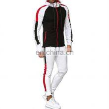 Fleece Custom Track Suit 100% Polyester Tracksuit for Men Slim Fit Wholesale Sweatsuit In Cheap Price thumbnail-3