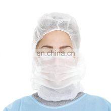 Factory Supply Disposable Face Hood Cover pp Non-woven Disposable Space Caps Used in Hospital Food Industry thumbnail-2