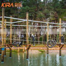 Low Ropes Course Aqua Amusement Park Play Equipment Outdoor Adventure Water Park