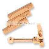 3BAR 316L Surgical Steel Tragus Piercing Barbell Earring Body Jewelry thumbnail-2