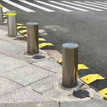 UPARK Anti-crash Battery Model Smart Rising Bollard Campus Entrance Stainless Steel Automated Lifting Column Bollard