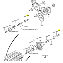 36225-17300 Oil Seal Suit For Mitsubishi S6R thumbnail-2