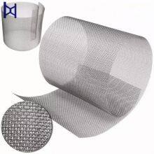 50 100 150 200 300 500 Micron 304 Stainless Steel Woven Wire Mesh Screen Cylinder Filter Tube Roll