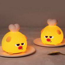 EGOGO Rechargeable LED Night Light Touch Dog Silicone Lamp for Kids Baby Bedroom Party Birthday Novelty Home Decor Gift thumbnail-6