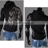 Mens Black Dragon Hoodies Hoody thumbnail-1