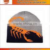 Fashionable Knit Jacquard New York Beanie Hats,custom Design Winter Toque thumbnail-5