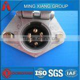 Three Axle Flatbed Semi-trailer for Transportation thumbnail-5