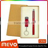 New Arrival Usb Key Disk With Chain and Capped Metal Touch Pen Gift Set thumbnail-1