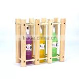 exclusive design pine wood wine rack wine holder wine box for bar