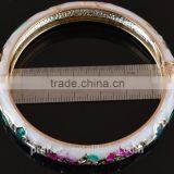 Wholesale Flower Enamel Assorted Colored Cloisonne Bracelet &Bangle thumbnail-5