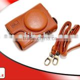 ONE high quality PU leather camera carring case for CANON POWERSHOT S90