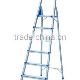 6-step Aluminium household ladder Folding ladder with handrail