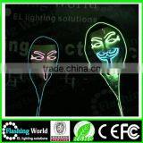 Amazing Music Festival Whoelsale el Wire Flashing Mask