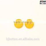 2016 DIAN Custom Buttons With Burnt Effect 2 Hole Corozo Buttons Yellow Color thumbnail-1