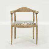 Kennedy President ASH Arm Antique Chair/ Hans J Wegner Round Chair With Beautiful Wood Grain(CH-333) thumbnail-2