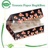 High quality custom made new design printed decorative mini paper cardboard box cupcake packaging