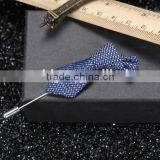 Western Classic Tie Shaped Lapel Pin,Fashion Plaided Long Needle Pins For Dresses thumbnail-6