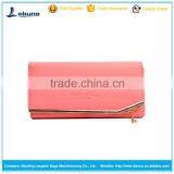 Wholesale Fashion Lady Buckle Long Clutch Purse 3 Fold Wallet Card Women thumbnail-5