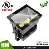 Copper Heatpipe Design UL Approved #481383 Gymnasium Light 5 Years Warranty Meanwell Driver 1000 Watt LED Flood Light thumbnail-4