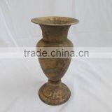 High Quality Vintage Cast Iron Small Delicate Metal Flower Vase/garden Metal Planter