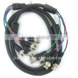 10ft/3m Double-Shielded 4BNC to 4BNC Cctv Cable With 2 Ferrites thumbnail-1