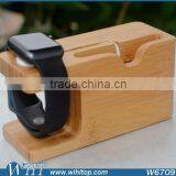 2015 New Arrival Wood Display Stand for IPhone 6, Wood Charger Stand for Apple Watch Mobile Accessories thumbnail-3