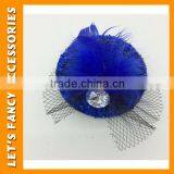 PGHD0690 Wholesale Mixed Color Mini Glitter Hats Feather Hair Clips for Kids thumbnail-4