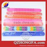 Cool Silicone Rubber Slap Bracelets With Nail Design thumbnail-1