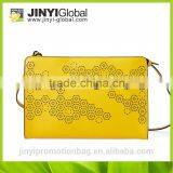 Snap Closure Half Flap Leather Wristlet thumbnail-1