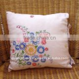 hand embroidery cushion