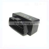 Super Mini ELM327 Bluetooth OBD2 Adapter Auto Scanner ObdII Bluetooth ELM 327 V2.1 Support All OBDii Protocols (Black) thumbnail-1