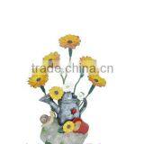 Indoor Decorative Resin Flowers Solar Lights thumbnail-3
