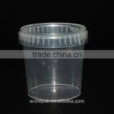 1.2L IML Ice Cream Yogurt Biscuit Bucket With Lid