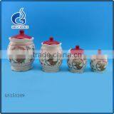 Popular Bulk Ceramic Tea Sugar Coffee Canisters