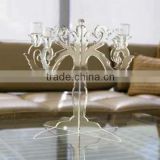 Cheap and clear acrylic candelabras