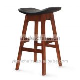 leisure wood led with soft seat bar stool