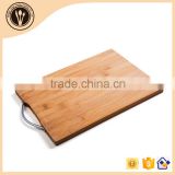 Bamboo Material Cutting Board, Bamboo Wood Chopping Board with Horizontal Grain with Groove