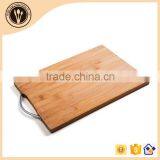 Bamboo Material Cutting Board, Bamboo Wood Chopping Board With Horizontal Grain With Groove