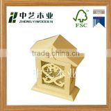 Wholesale multifunctional pine unfinished wooden key holder wooden key box with hinged door