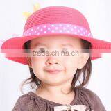 China Promotional Straw Hats For Little Girl thumbnail-3