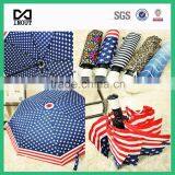 21 Inch Umbrella Factory USA Flag States Auto Open Close Customized Umbrella