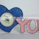 Lovely I LOVE YOU Metal Pewter Zinc Alloy Home Decorative Photo Frame thumbnail-2