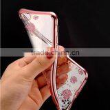 Bling Diamond Ring Holder Phone Case Crystal Flexible TPU Cover for Iphone 6 With Kickstand thumbnail-4